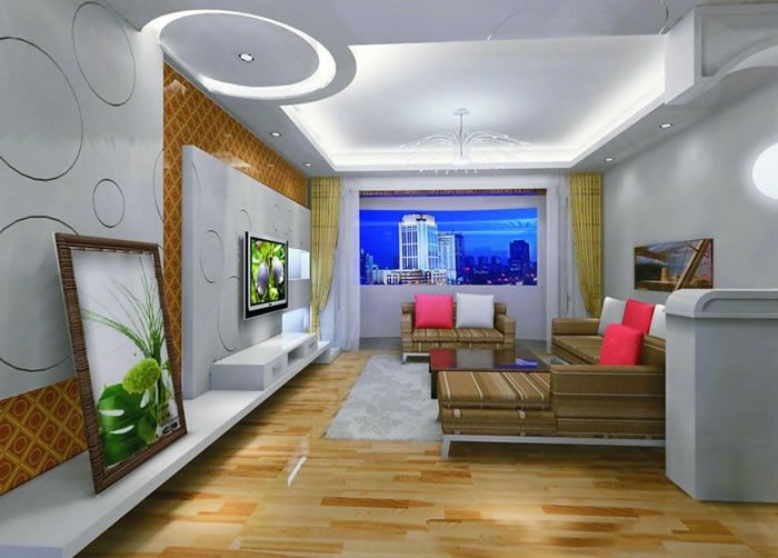 10 Elegant Ceiling Designs For Living Room