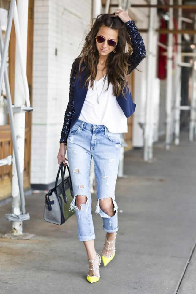 6 Beautiful Ways To Wear Your Favourite Ripped Jeans – DesignerzCentral ...