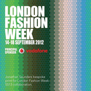 Jonathan Saunders Designs London Fashion Week Branding