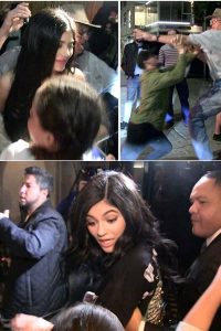 Kylie Jenner Stops for Young Fans, But Grandpa Brawls with  Photogs