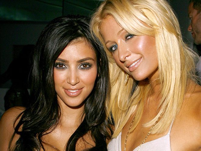 Kim Kardashian and Paris Hilton