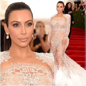 Kim Kardashian at Met Gala 2015