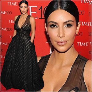 Kim Kardashian attends Time 100 gala