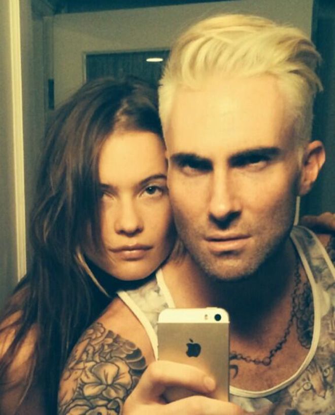 Sexiest Man alive Adam Levine goes Blond