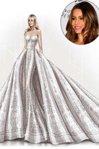 SofÃ­a Vergaraâ€™s Wedding Gown designing