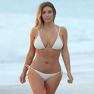 Kim Kardashian Unveils Post-Baby Bikini Body