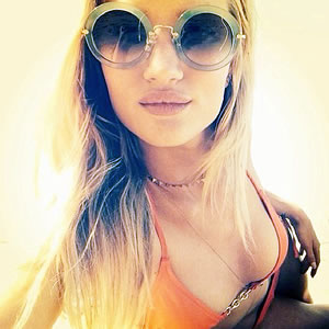 Rosie Huntington-Whiteley goes Topless again