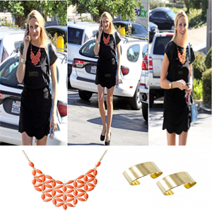 Stephanie Pratt in ILY Couture and t+j Designs!