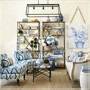 Combining prints brings excitement to a room