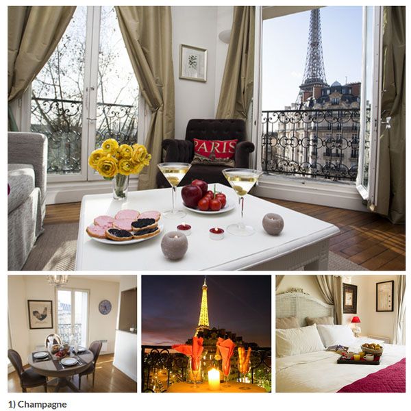 Romantic rental apartments Paris