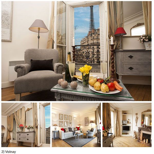 Romantic rental apartments in Paris