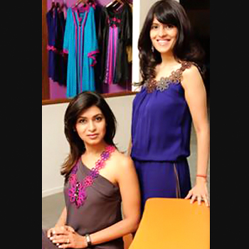 Indian Fashion designer Meher And Riddhima