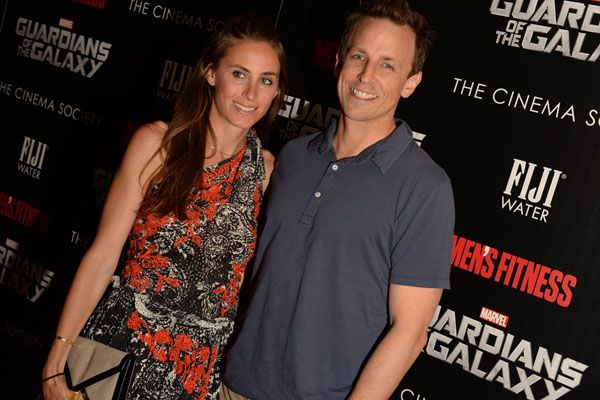 Alexi Ashe and Seth Meyers