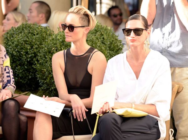 Amber Valletta and Jenna Lyons