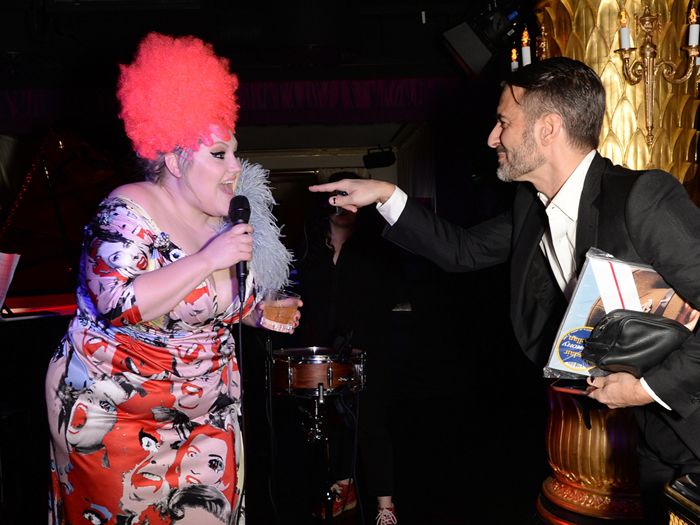 Beth Ditto and Marc Jacobs