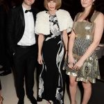 Christopher Bailey, Anna Wintour, and Bee Shaffer