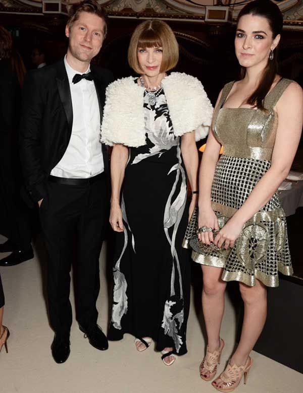 Christopher Bailey, Anna Wintour, and Bee Shaffer