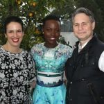 DuJour co-editor-in-chief Nicole Vecchiarelli, Lupita Nyongâ€™o, and glossy godfather Jason Binn