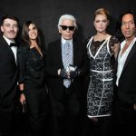 Mademoiselle C Hosts Paris Party - Fabien, Carine, Karl, Kate and Stephen