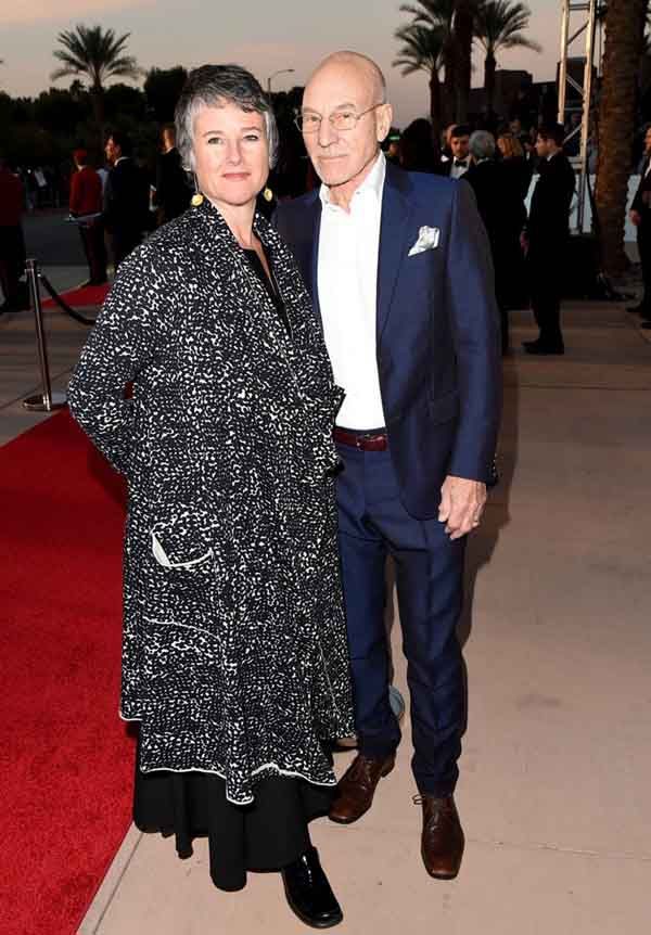 Helen du Toit and Sir Patrick Stewart