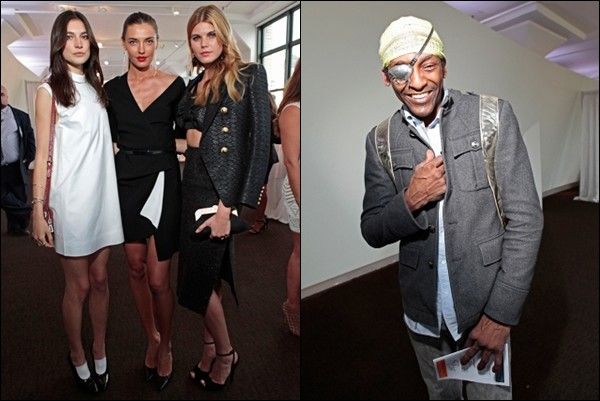 Jacquelyn Jablonski and friends and Michael Olajide Jr