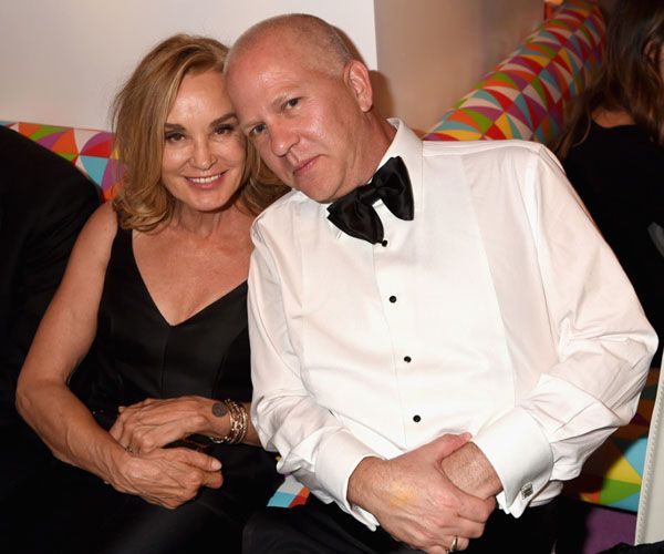 Jessica Lange and Ryan Murphy