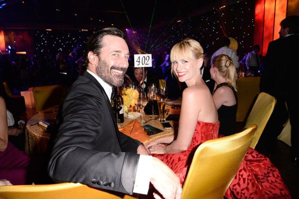 Jon Hamm and January Jones