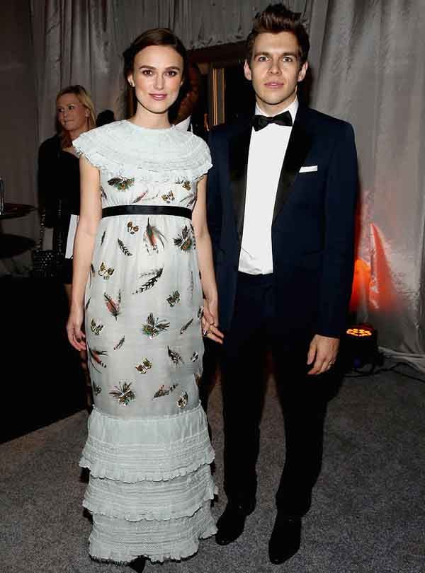 Keira Knightley in Chanel and James Righton