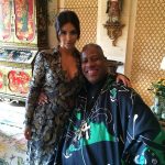 Kim Kardashian and AndrÃ© Leon Talley