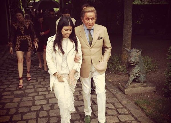 Kourtney Kardashian and Valentino Garavani