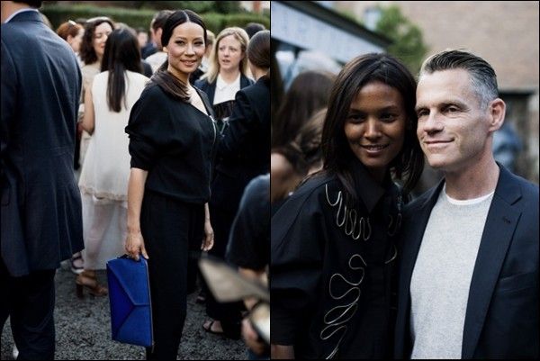 Lucy Liu and Liya Kebede at leftside