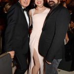 Mario Testino, Daisy Lowe, and Evgeny Lebedev