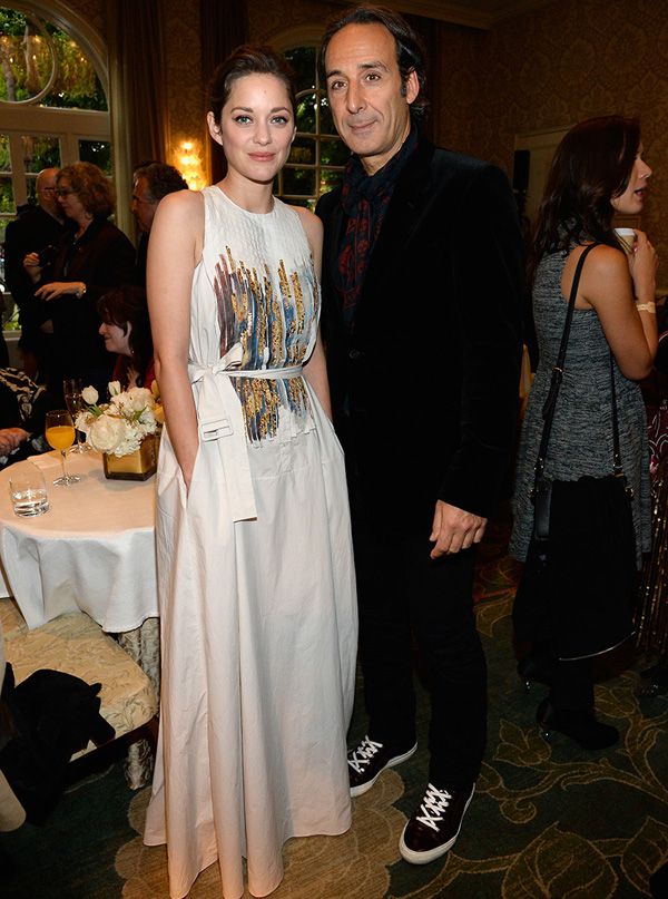 Marion Cotillard and Alexandre Desplat