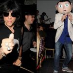 Marky Ramone and Michael Fassbender