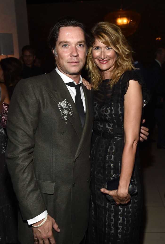 Rufus Wainwright and Laura Dern,