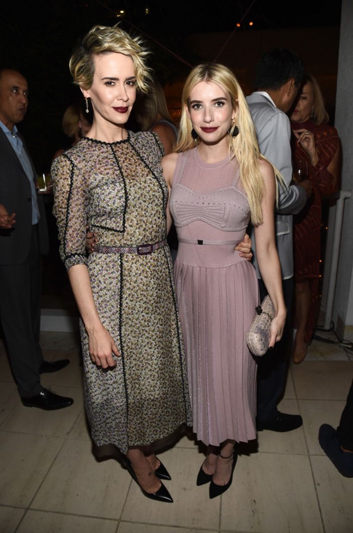 Sarah Paulson and Emma Roberts