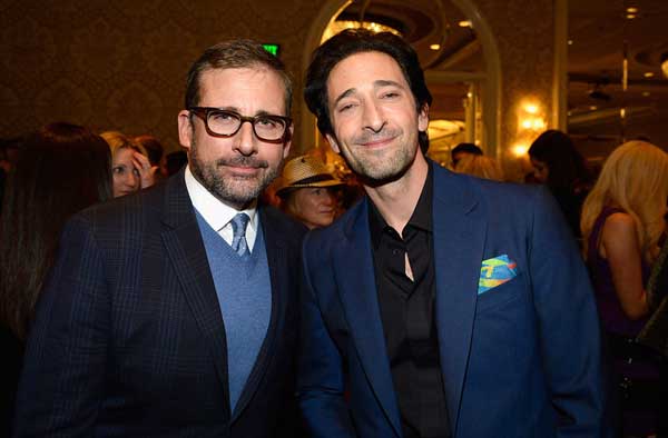 Steve Carell and Adrien Brody