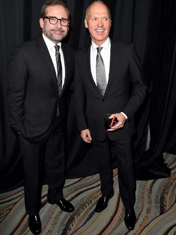 Steve Carell and Michael Keaton