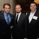 Vincent De Paul, DiCaprio and BAFTA board member Sandro Monetti