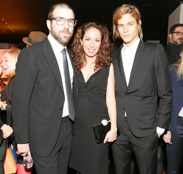 Zachary Quinto, Anna Gerb, and Miles McMillan