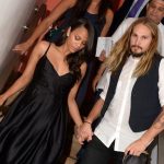 Zoe Saldana and Marco Perego