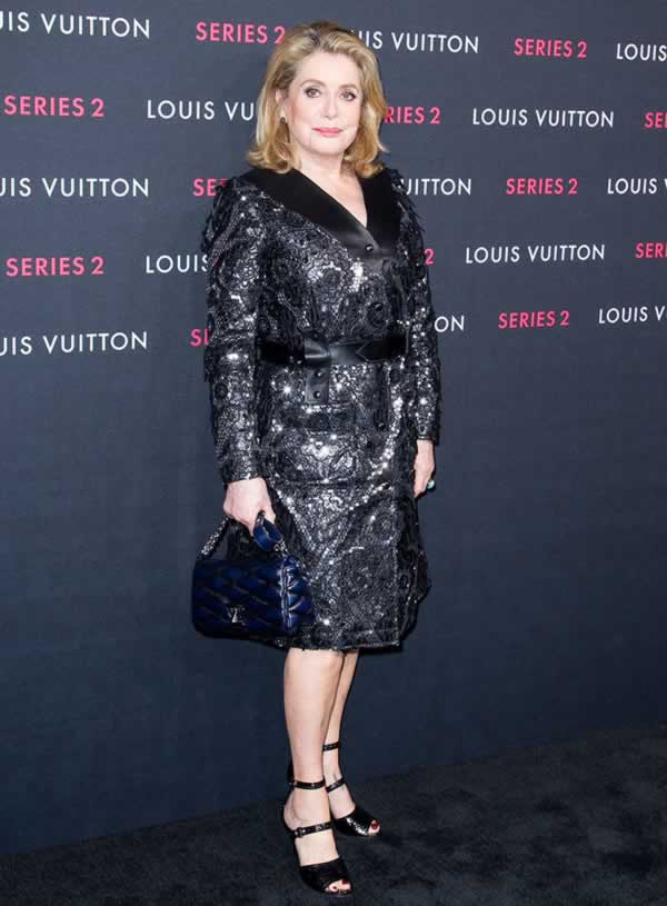 Catherine Deneuve in Louis Vuitton
