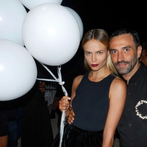 Riccardo Tisci and Natasha Poly