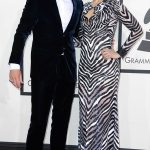Robin Thicke and Paula Patton Grammy Awards 2014