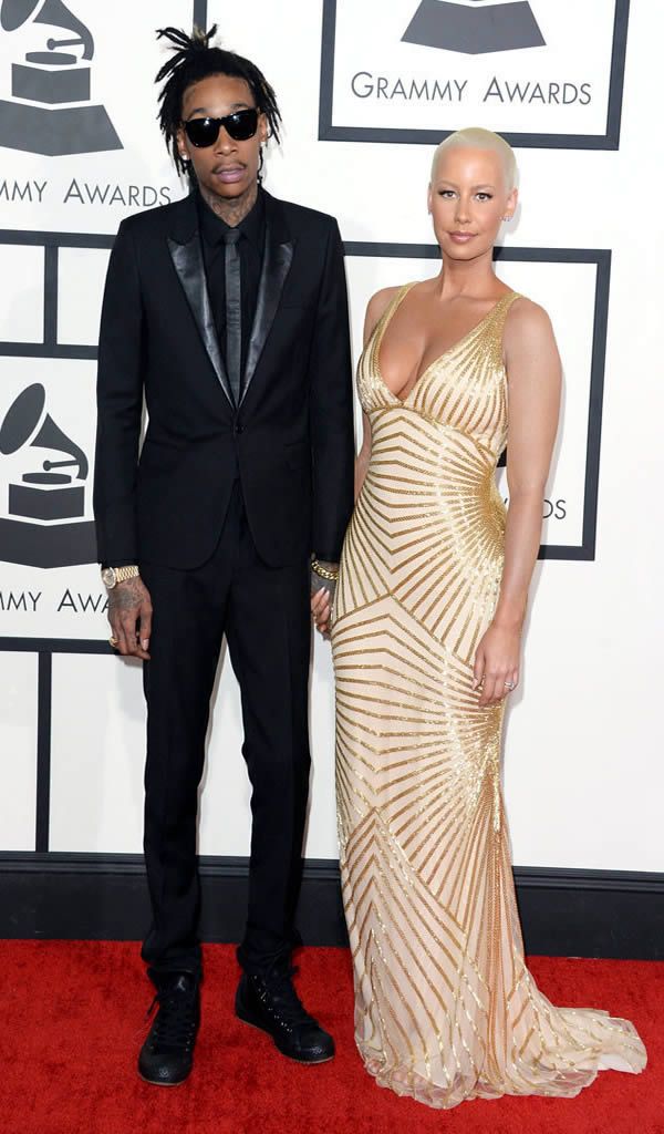 Wiz Khalifa Amber Rose Grammy Awards 2014