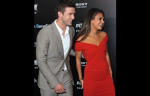 Justin Timberlake and Mila Kunis At The Premiere of 'Friends with Benefits'