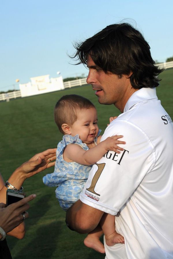Piaget Hamptons Cup - Nacho Figueras with daughter Alba