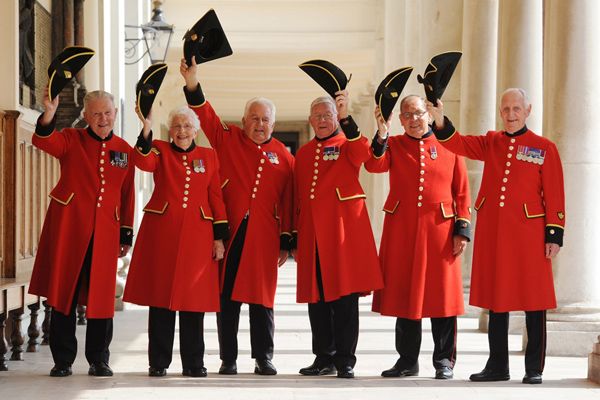 Royal Baby Celebrations - The Chelsea Pensioners