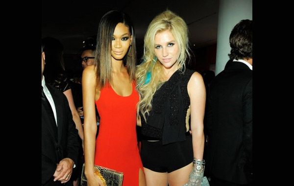 Ke$sha and Chanel Iman