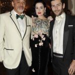 Christian Louboutin, Dita Von Teese and Alexis Mabille